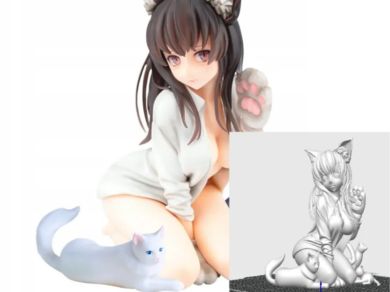 Anime cat girl