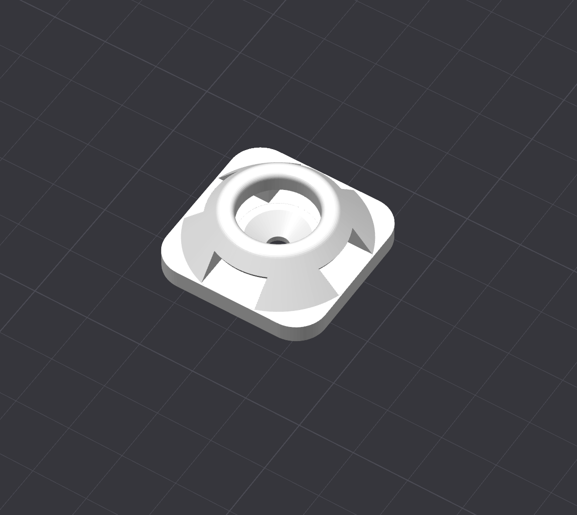 Miniatura 6 do modelo 3D Cable Zip Tie Mount V2 ( Parametric )
