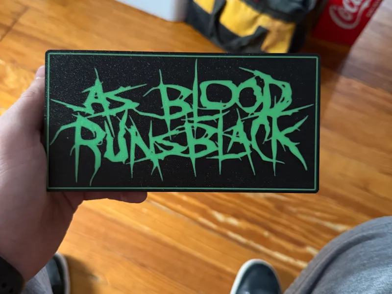 As Blood Runs Black light box
