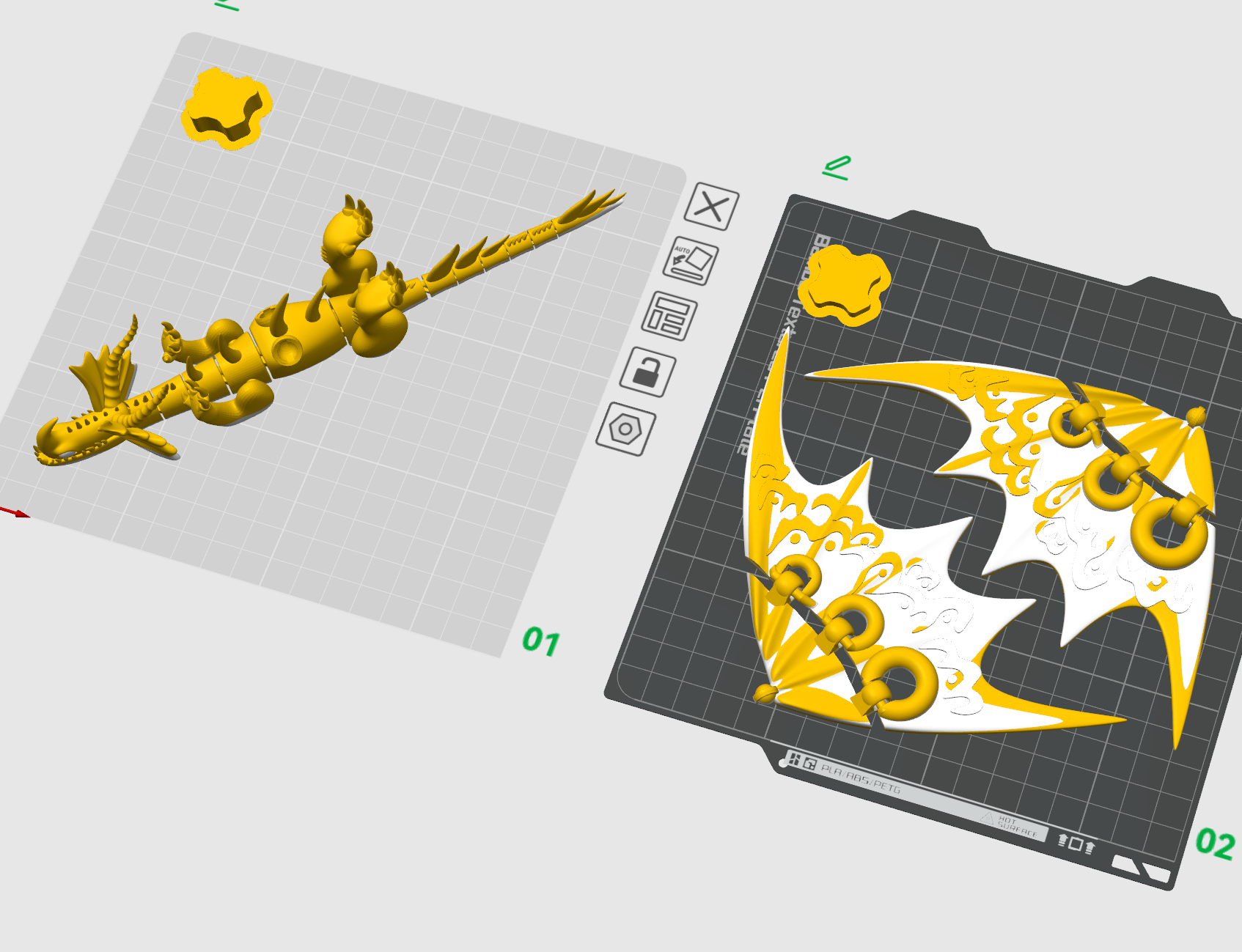 Miniatura 3 do modelo 3D 驯龙高手死亡之歌，无需支撑MINI可打