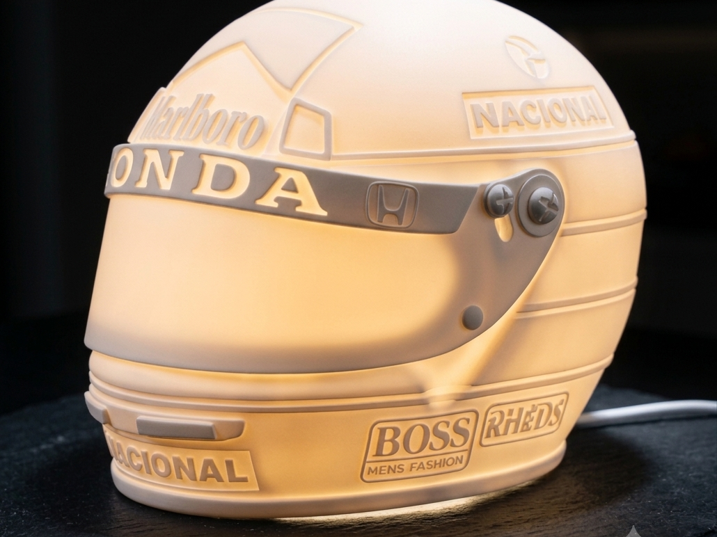 Ayrton Senna Helmet Lamp - 1