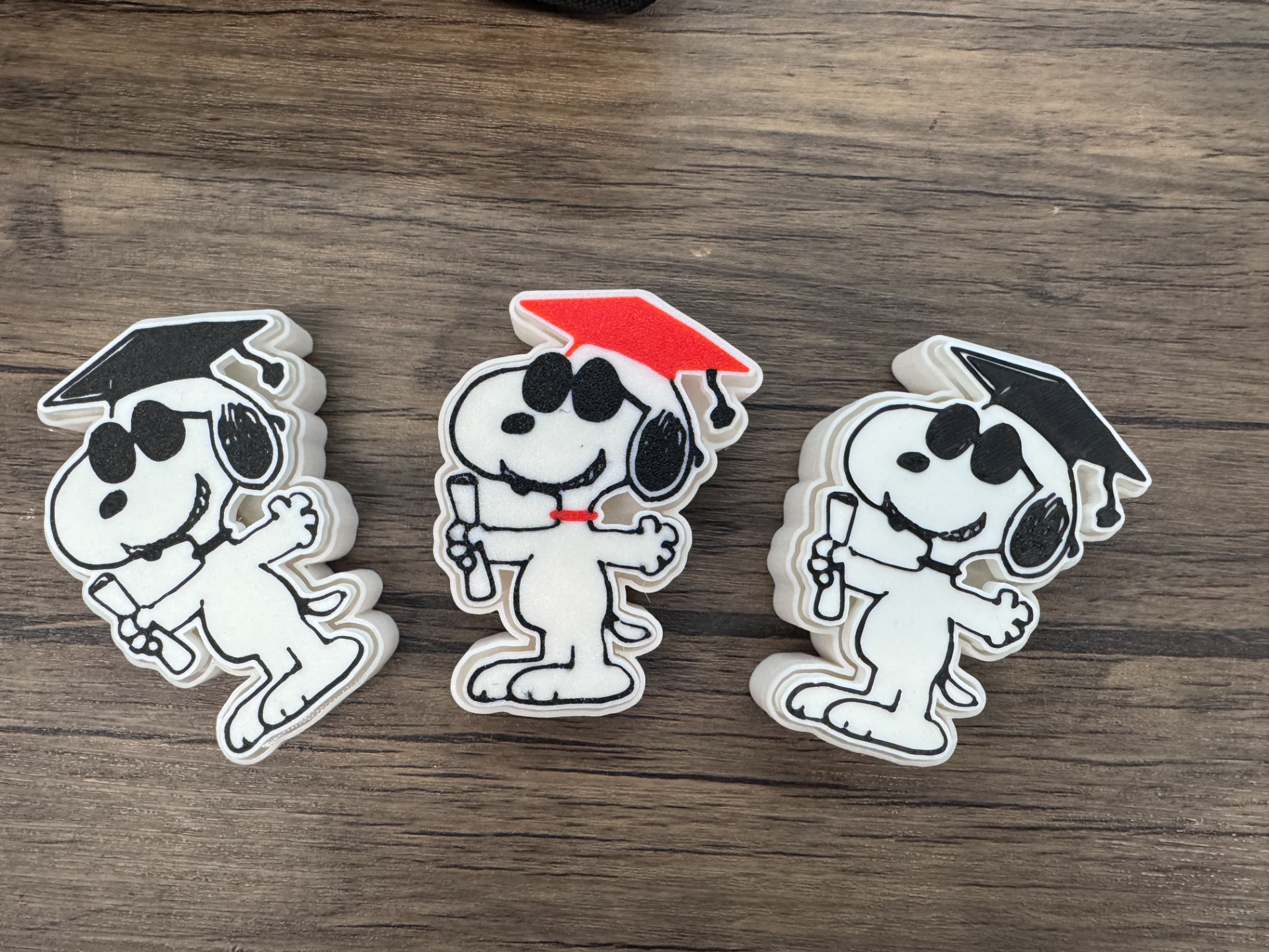 Snoopy graduation fidget clicker