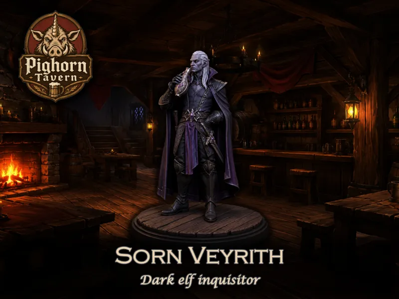 0.2 Pighorn Tavern Inquisitor 28mm 32mm miniature