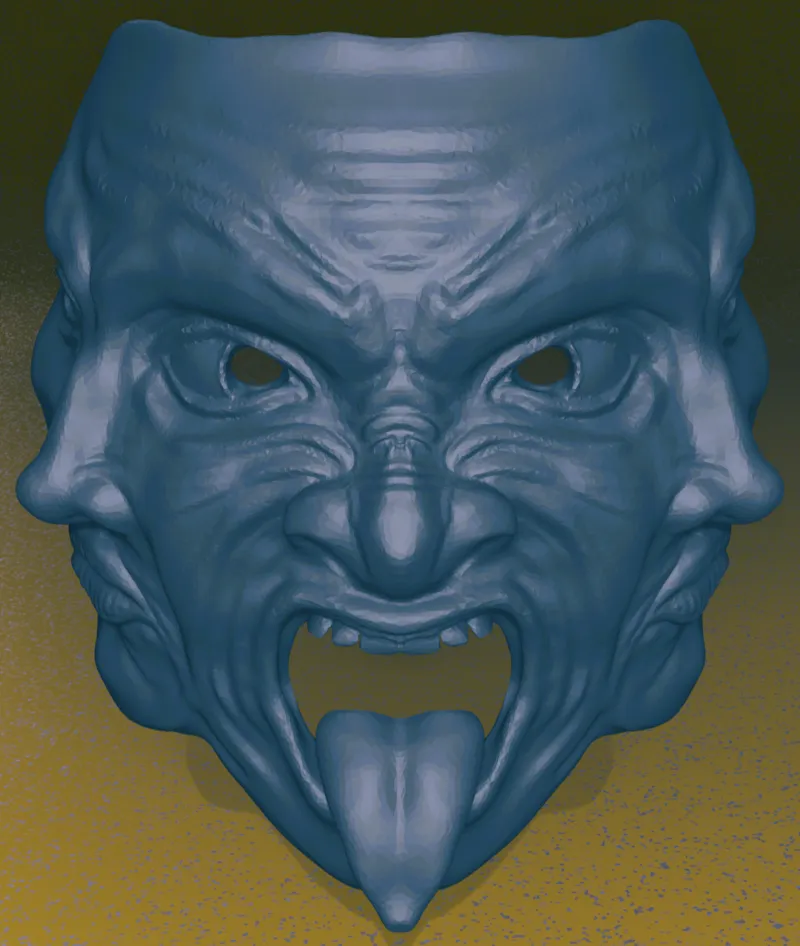triple face wearable mask