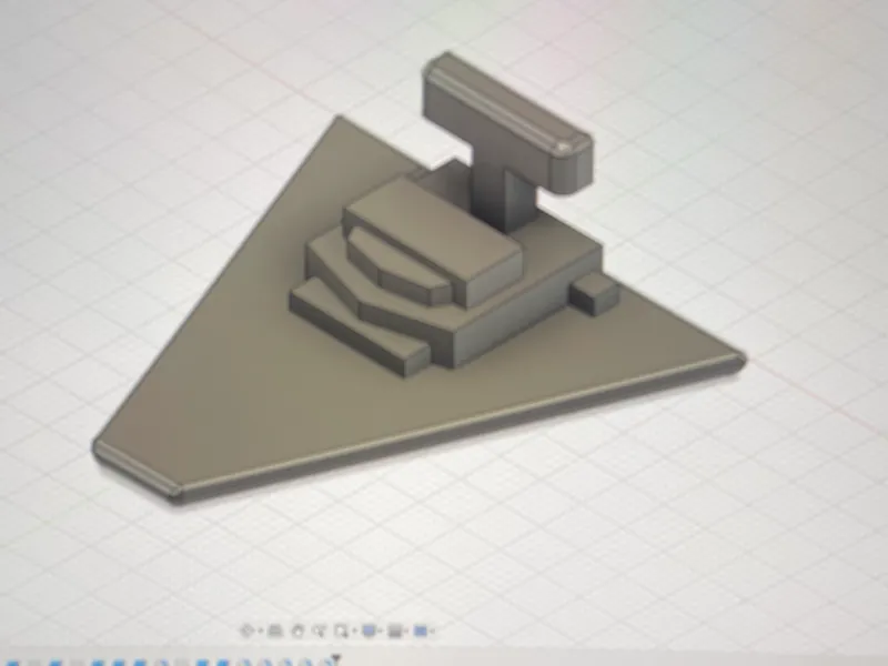 mini star destroyer like ship 
