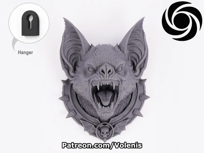 Bat Head Wall Decor