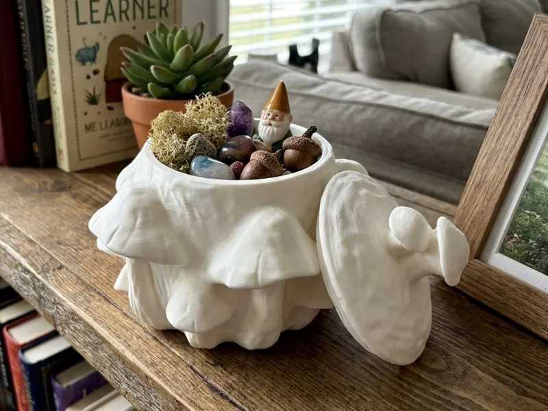 Mushroom Grove Trinket Jar