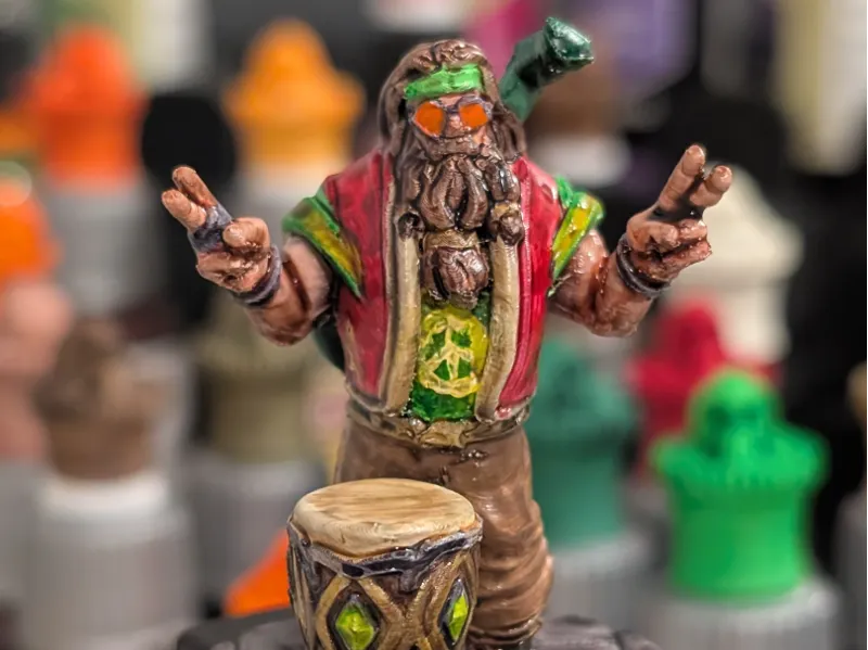 Dank Sinatra - Dwarf Bard - D&D - Miniature
