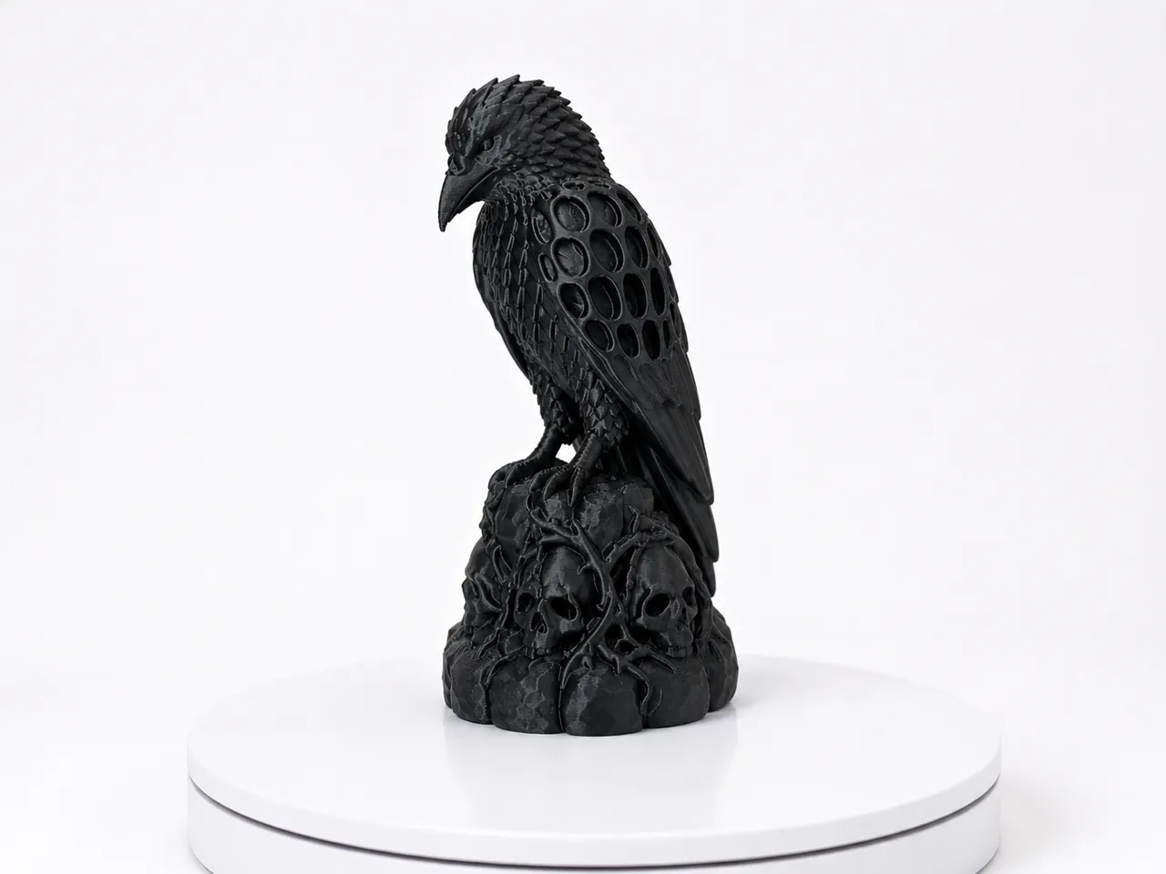 Necro Raven – Skull Perch (Easy Print) view 2