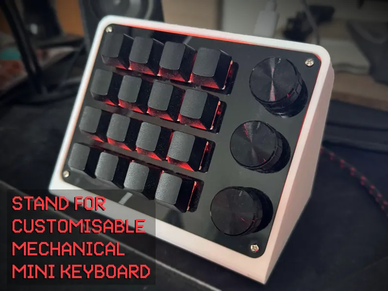Stand for mini keyboard