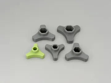 Modelo para impresión 3D: 可定制手拧扳手 — vista de referencia 2