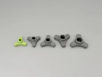 Modelo para impresión 3D: 可定制手拧扳手 — vista de referencia 3
