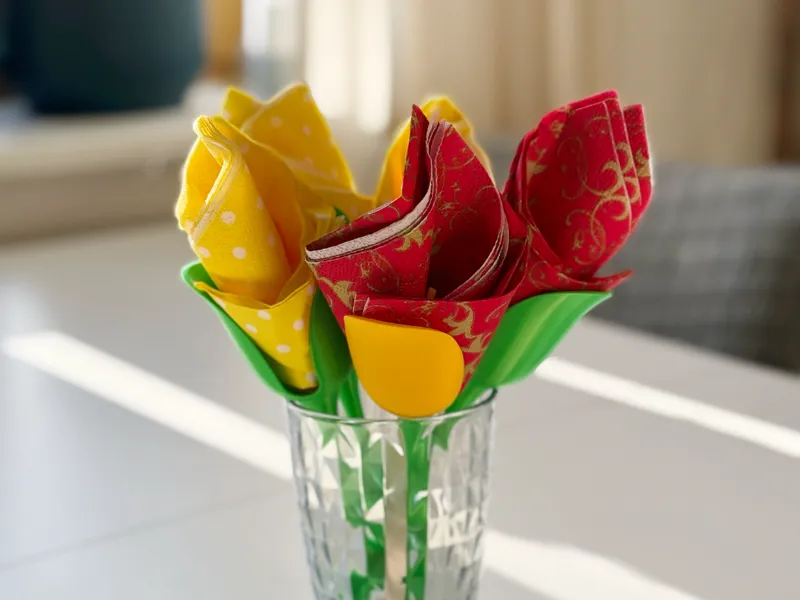 Spring Tulip Napkin Holders