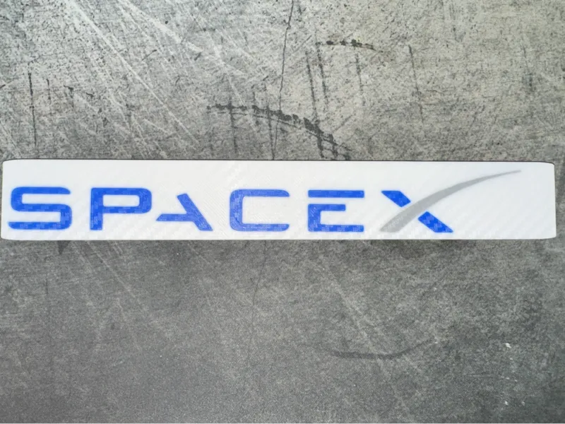 SpaceX Logo Wall Plate