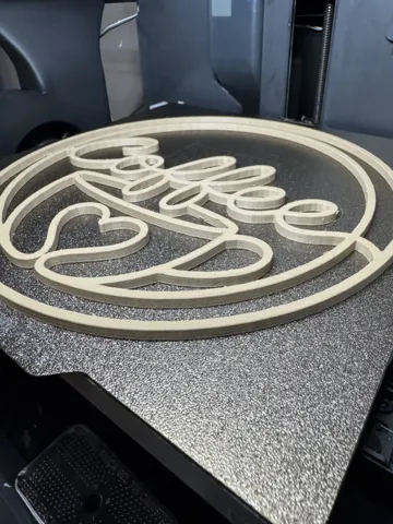 Cuadro decorativo en 3D: Coffee Love 2D Wall Art — vista de referencia 2