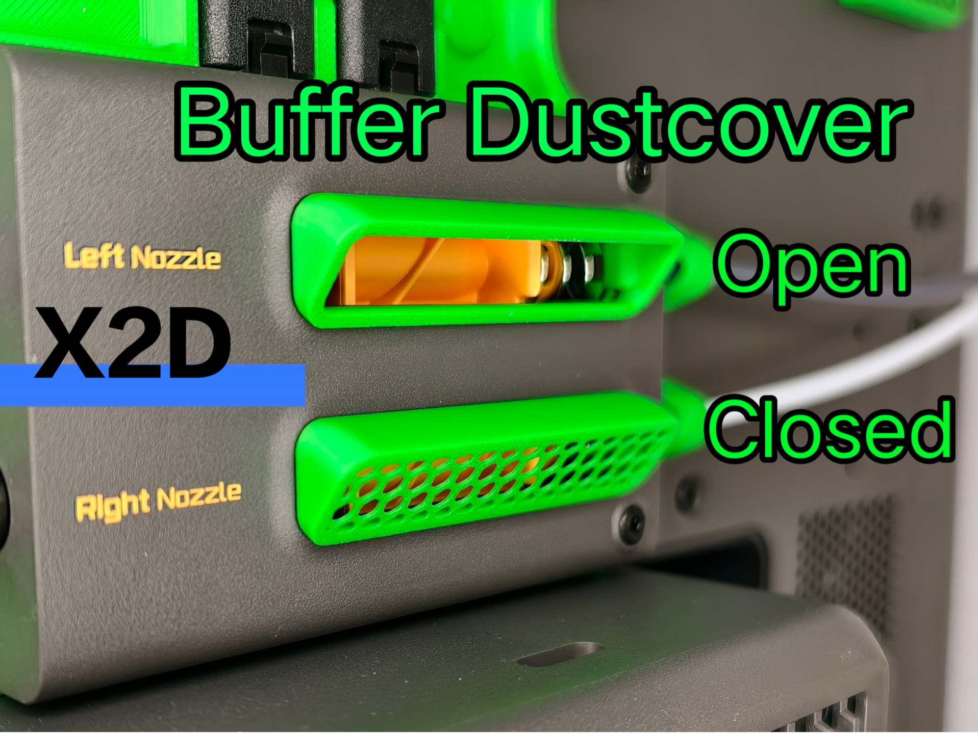 Miniatura 2 do modelo 3D X2D Buffer Dustcover 2 Versions