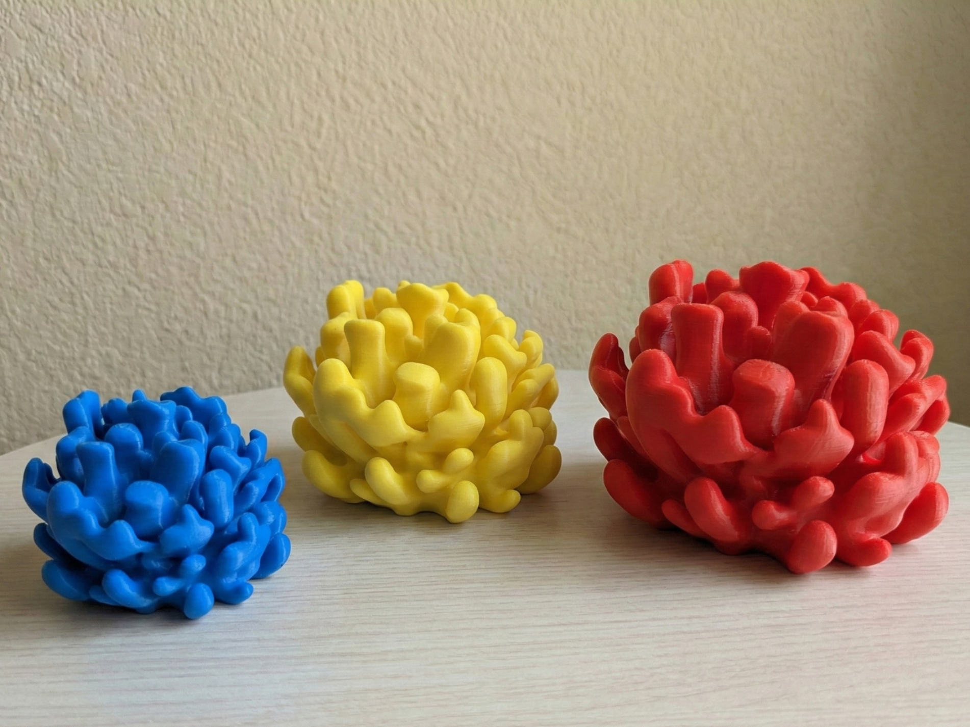 Organic Coral Sphere | Abstract Wavy Sculpture