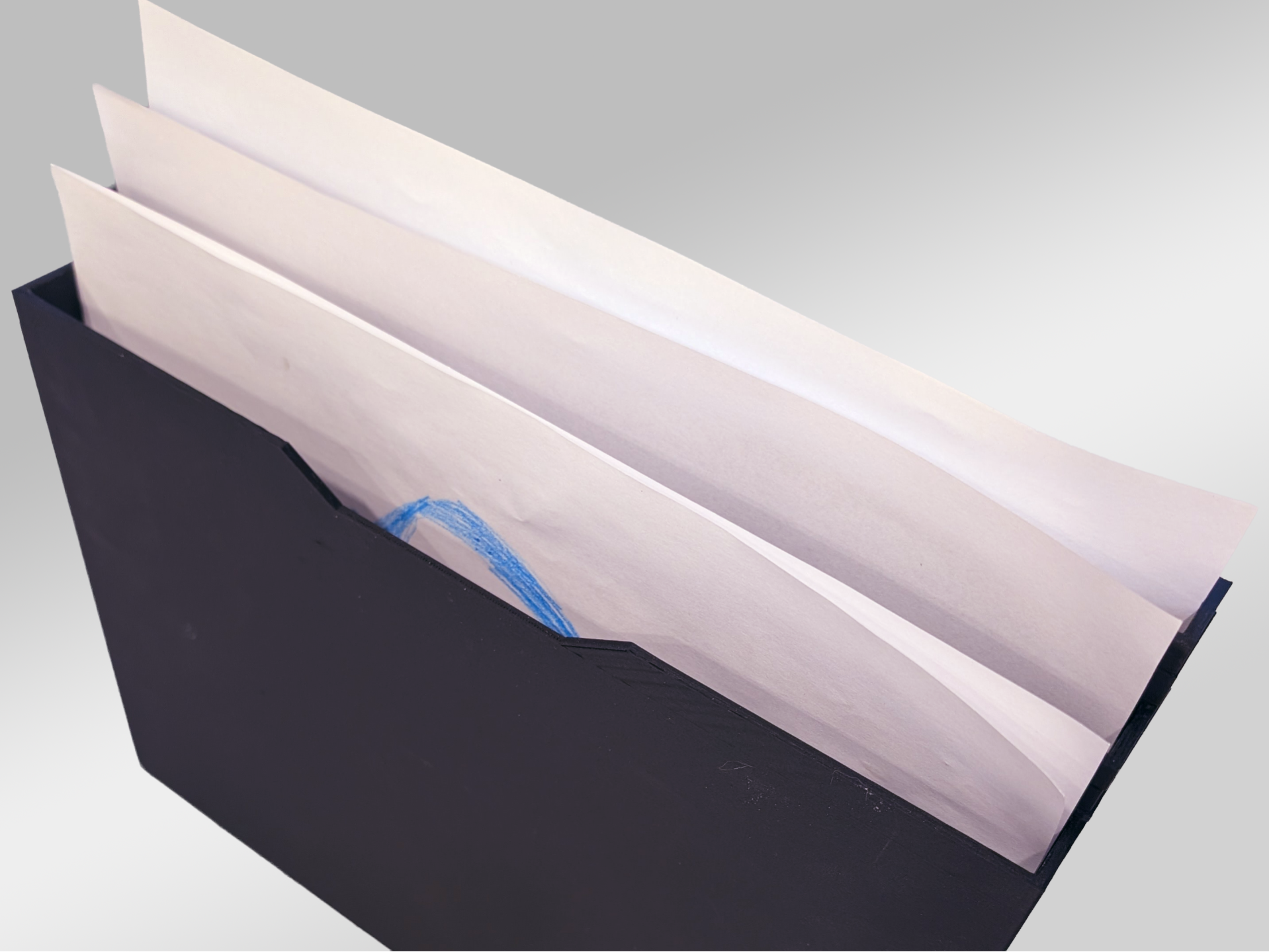 Three File Holder - Letter Paper