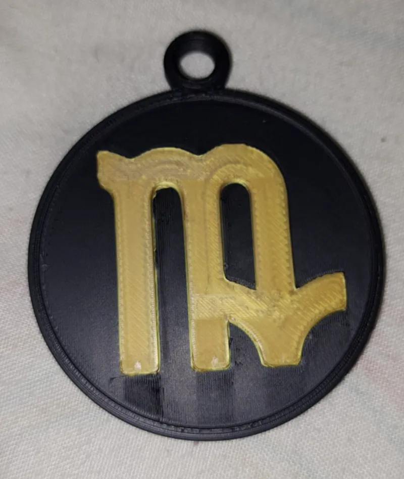 keychain scorpion sign