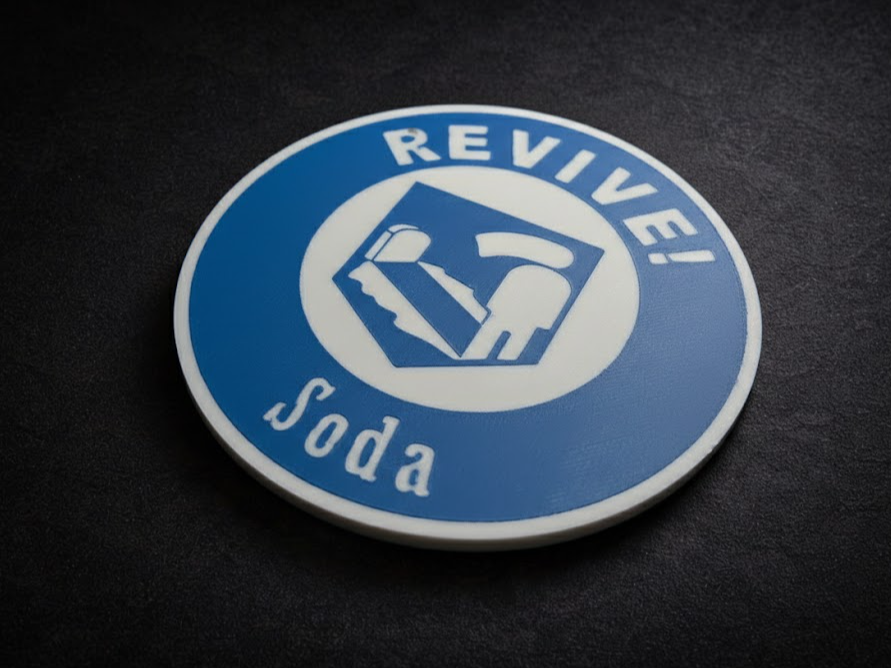 Quick Revive Perk-A-Cola Coaster
