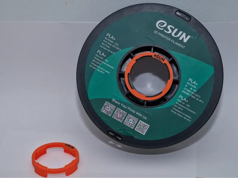 eSUN Plastic Spool Adapter for Wiseone's Respooler