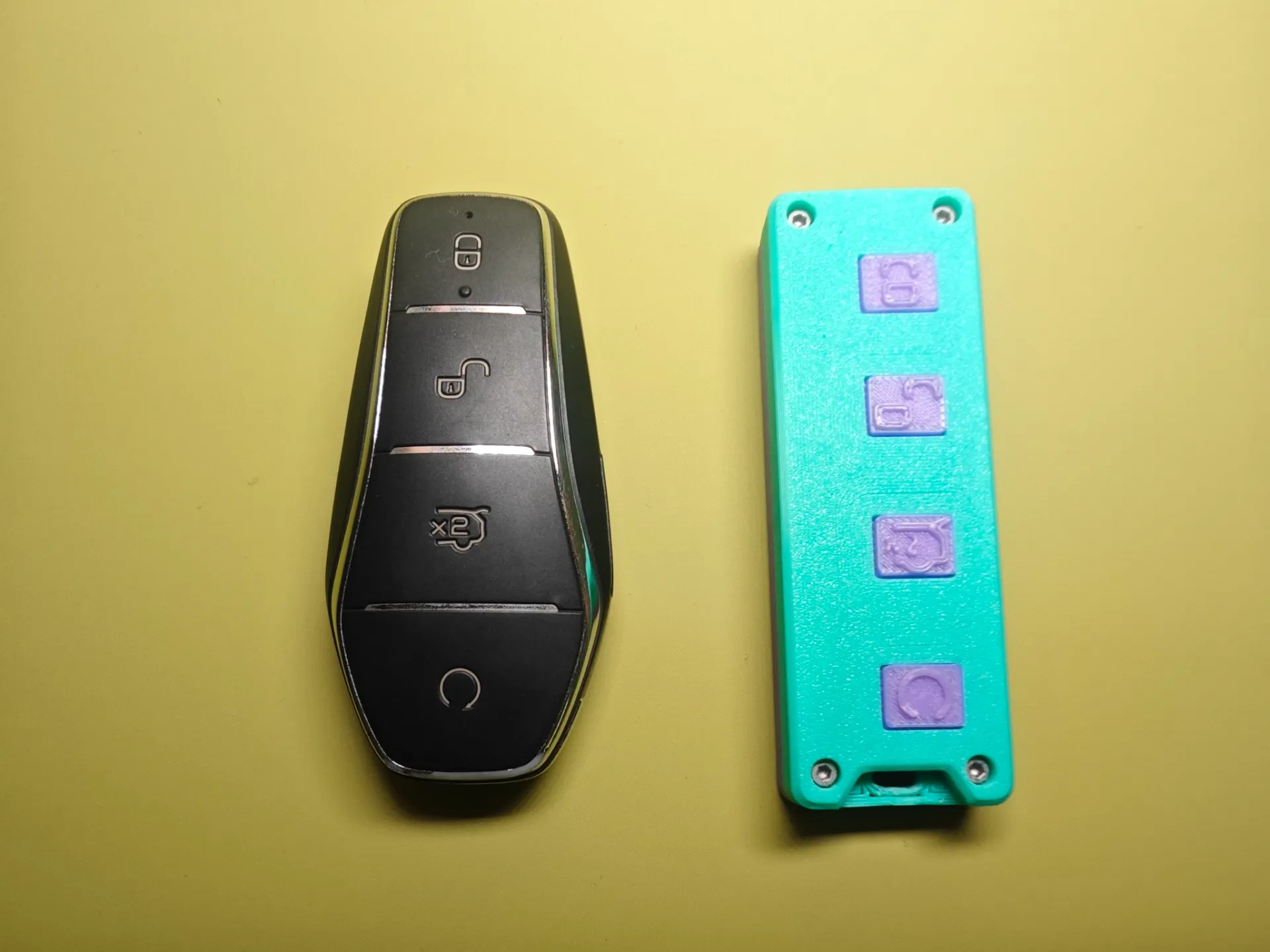 Miniatura 2 do modelo 3D 比亚迪四键钥匙壳2.0