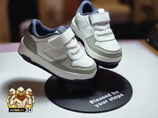 Newborn baby - first shoes stand - gift with name