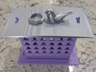 Suet Bird Feeder (HSR) - No Supports Needed