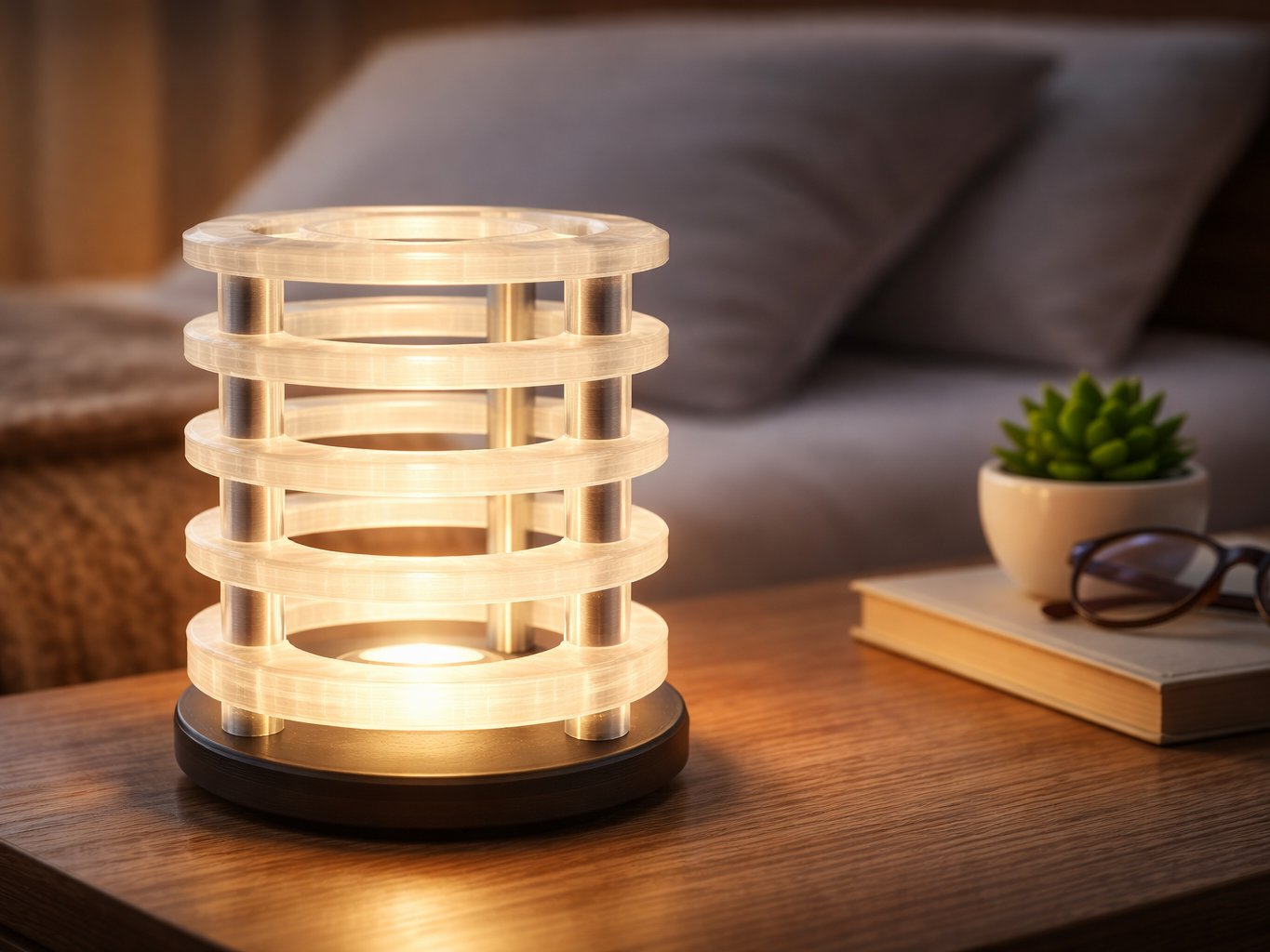 Modern Ring LED Table Lamp