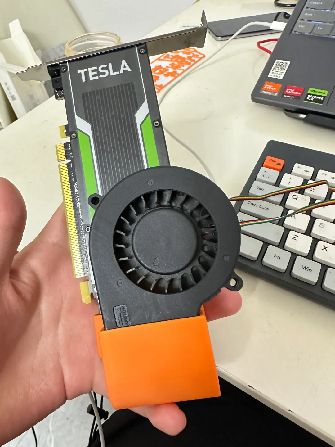 Miniatura 2 do modelo 3D Tesla p4 特斯拉p4散热器 涡轮散热器