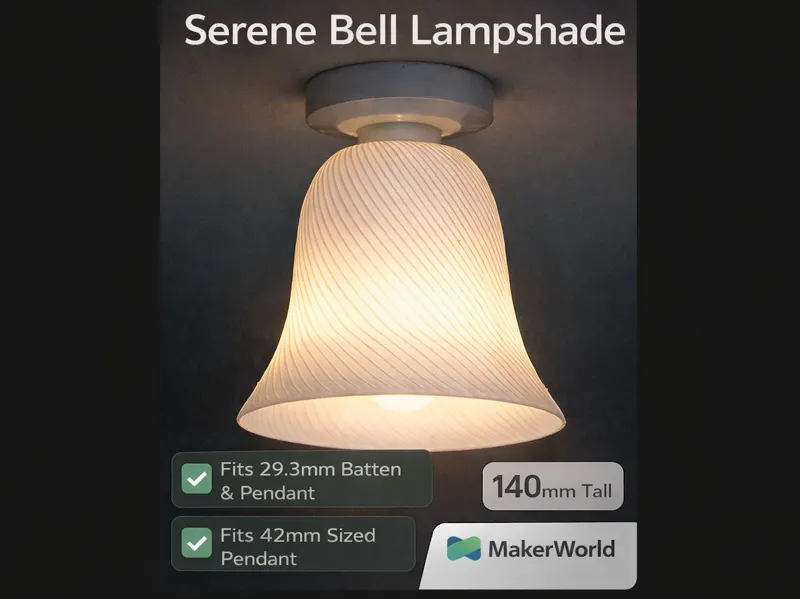 Serene Bell Lampshade