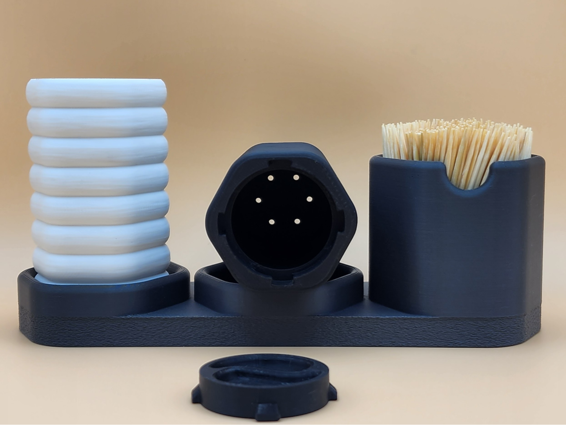 Puff Style Salt and Pepper Shaker Set 
