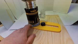 Dewalt DCW600N Baseplate circle and edge jig