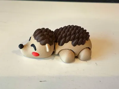 Cute Tiny Articulated Kawaii Hedgehog