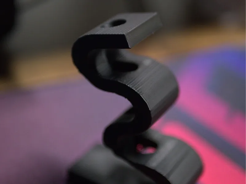 Porta Penna Inclinato a S| S-Shaped Pen Holder 3D