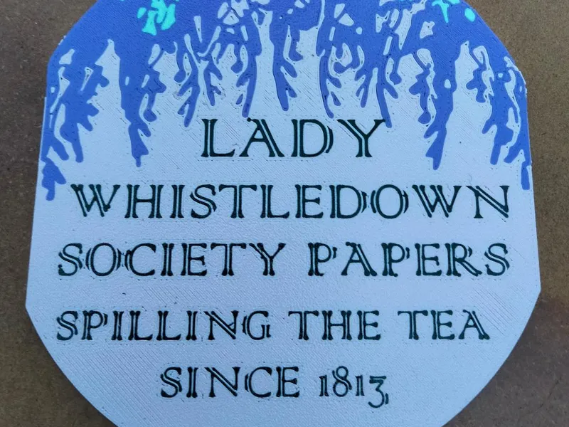 Lady Whistledown coaster