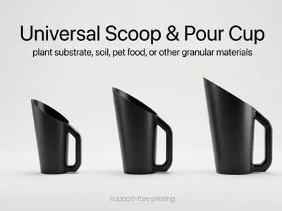 Universal Scoop & Pour Cup (Support-Free)