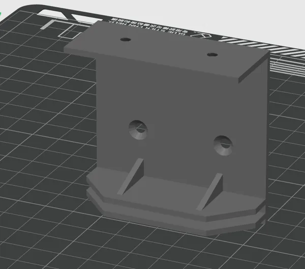 Support pour plaque de plexiglas