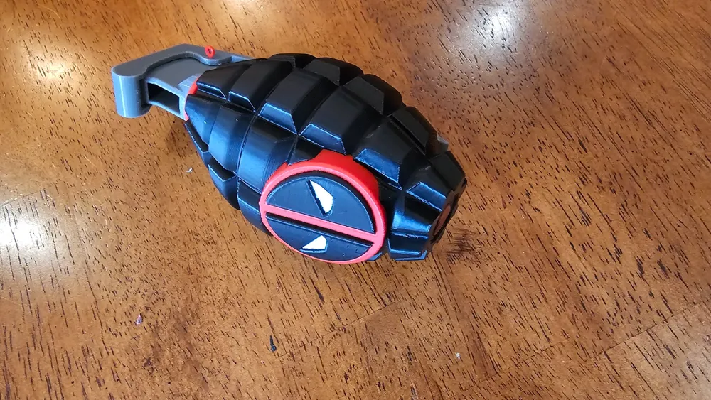 Deadpool Grenade Free 3d Print Model Makerworld