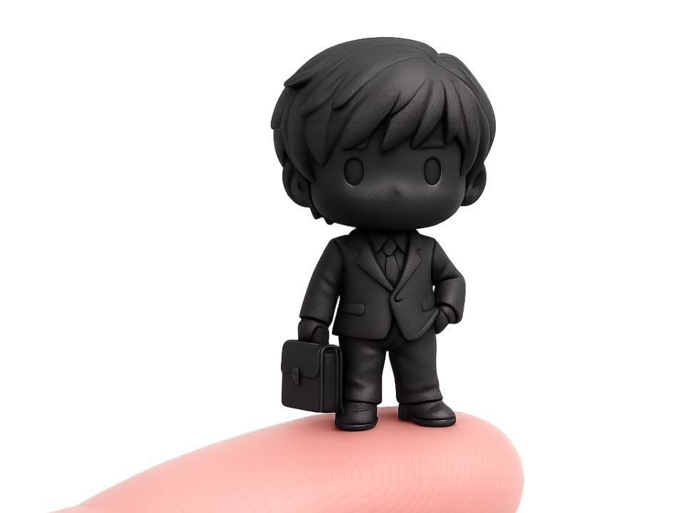 Chibi Manager 30mm – Business Mini Figure