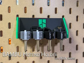 Bambu hotend holder for IKEA Skadis (A1 - A1Mini)