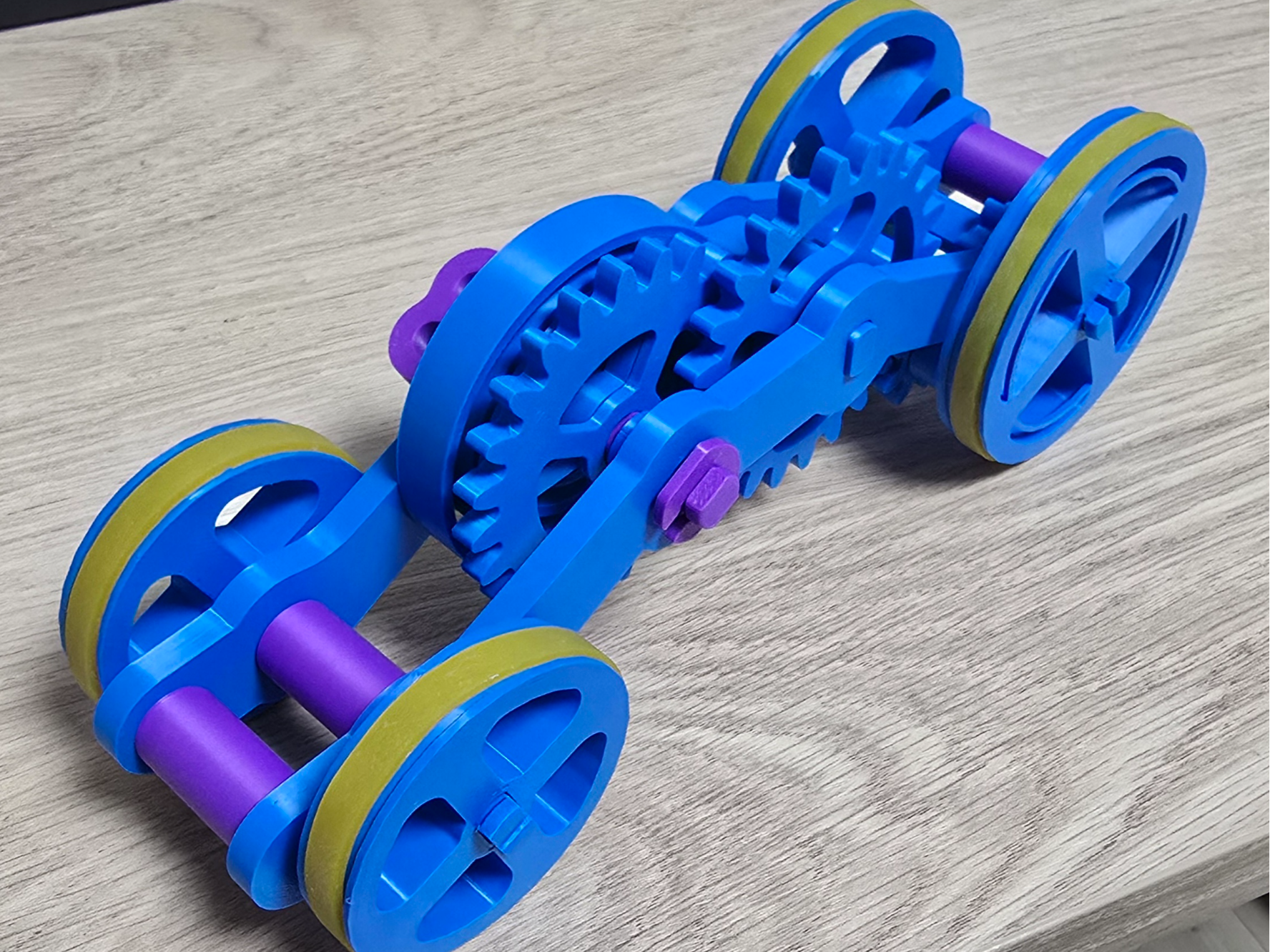 WindUp_Car_structural reinforcement 3D model