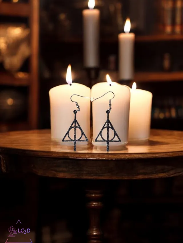The Deathly Hallows earrings