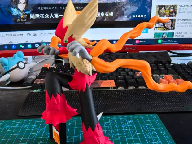 宝可梦 MAGA火焰鸡 超级火焰鸡（分件打印）