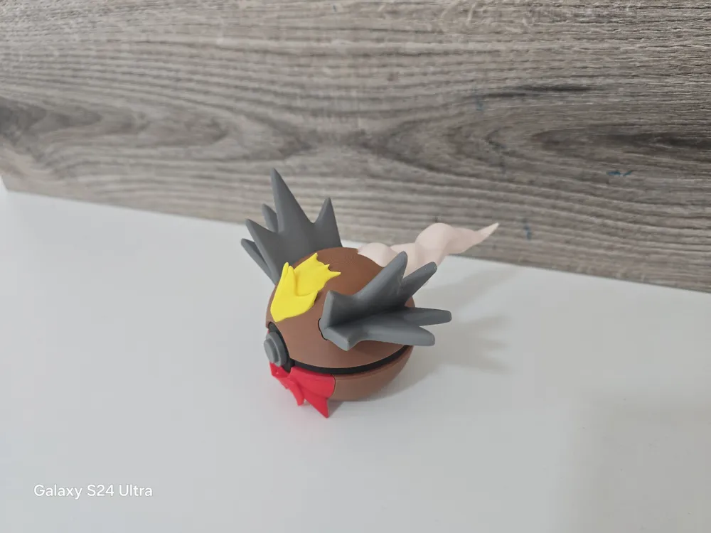 Entei Ball #0244 Entei Pokéball - Multiparts - Free 3D Print Model - MakerWorld