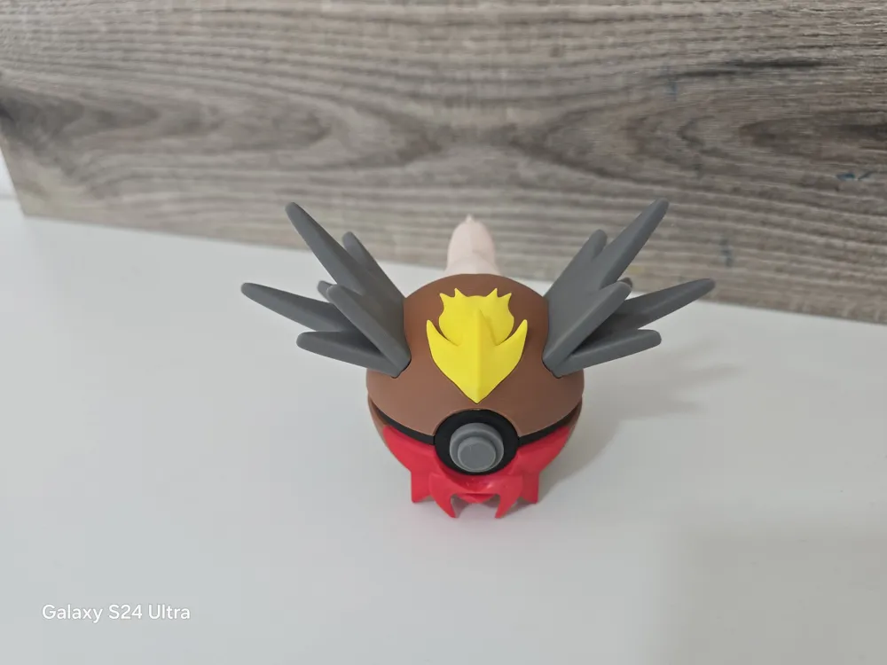 Entei Ball #0244 Entei Pokéball - Multiparts - Free 3D Print Model - MakerWorld