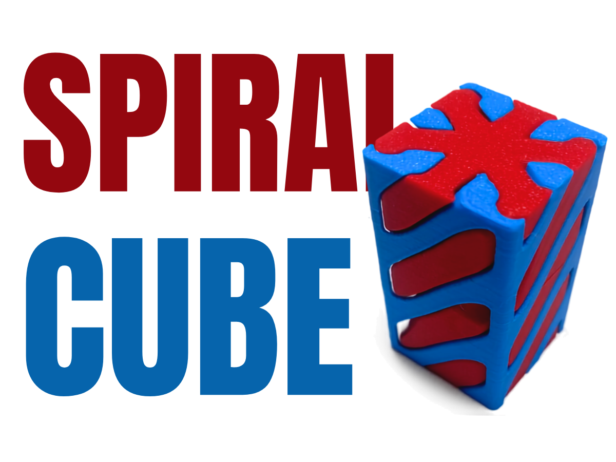 Spiral Cube - 3D printed Other Toys & Games, in stock in India