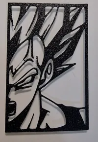 Dragon Ball - Vegeta et Goku, art mural 2D — photo 2