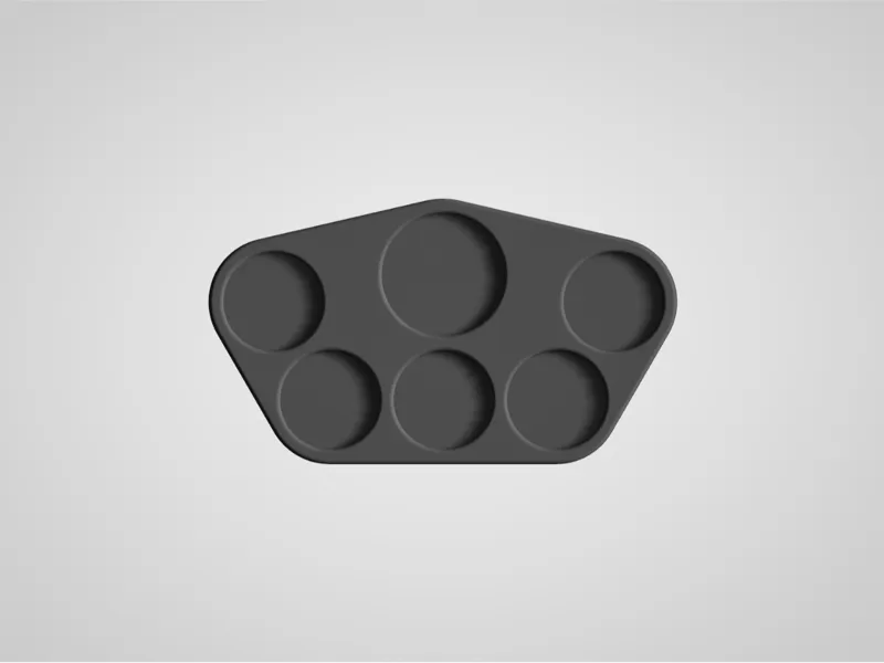 WH 40K Movement Tray 5x32mm + 1x40mm V1