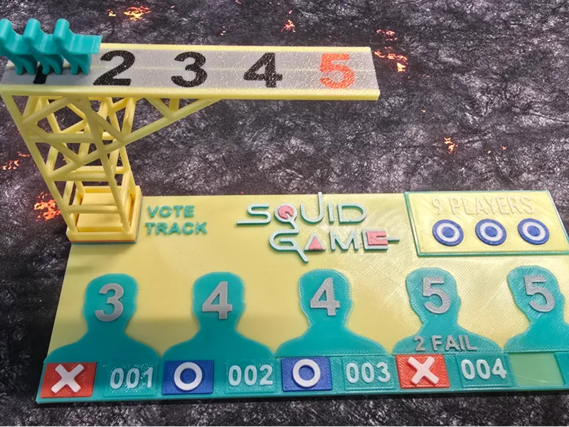 The Squid Game: The Resistance Avalon Token Set